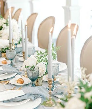 Wedding table setting 7