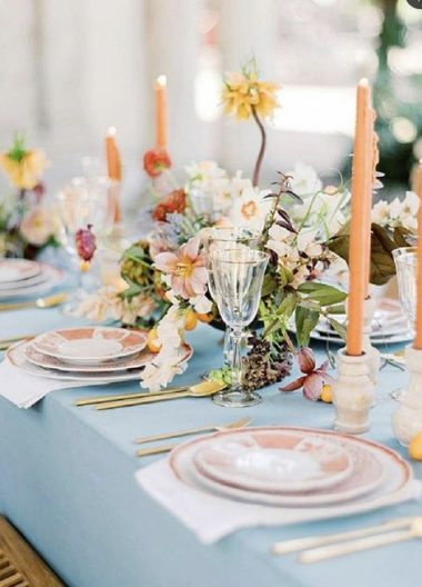Wedding table setting 9